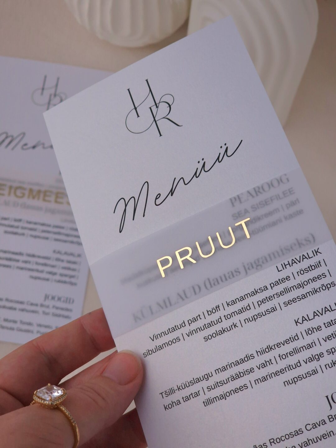 Menüü / kohakaart - Image 13