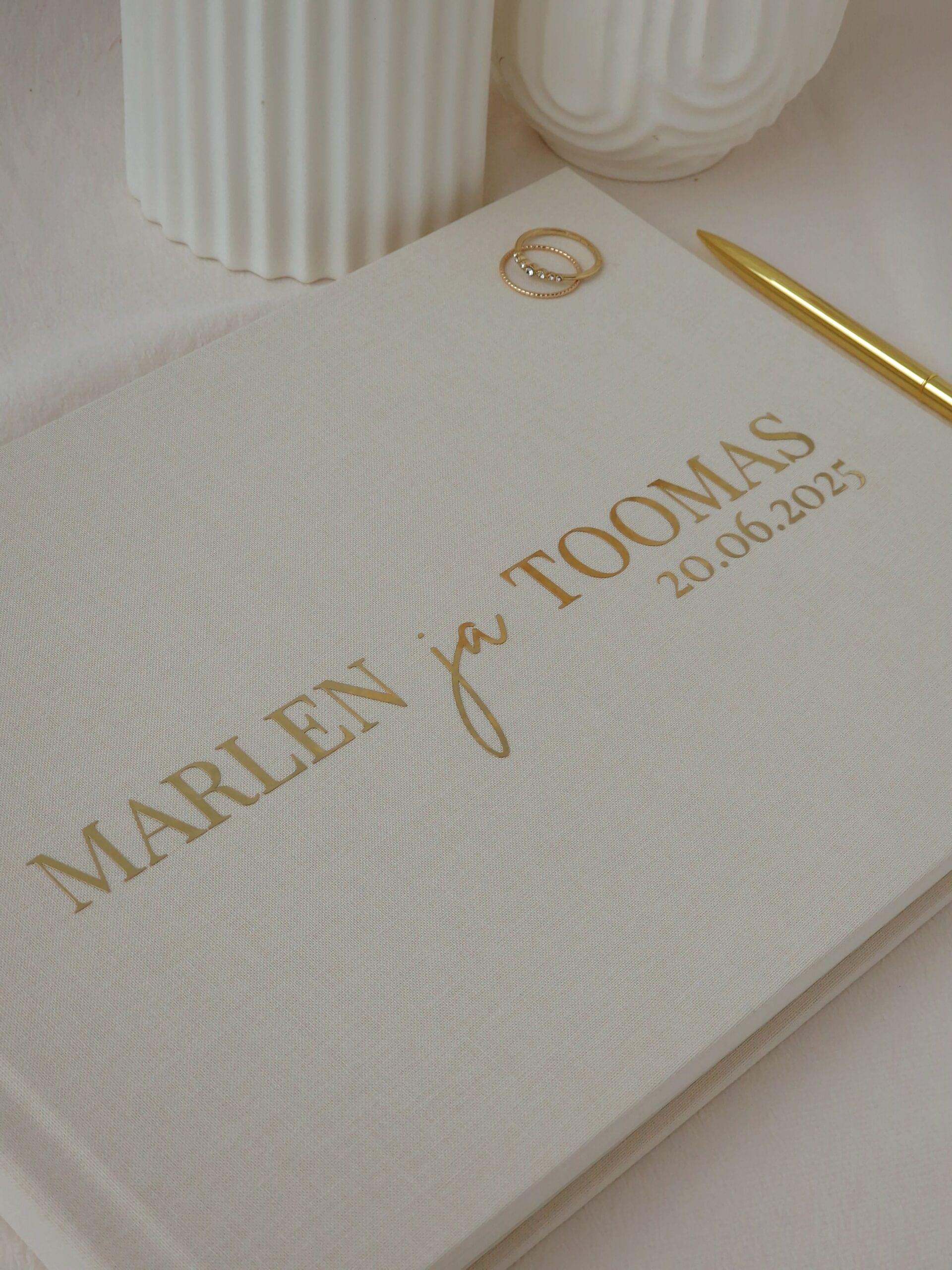 Külalisteraamat kangaga "Modern"